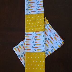 Upcycled Heat Pad W Bag / Sleeve (Carrots) You Pick Your Scent